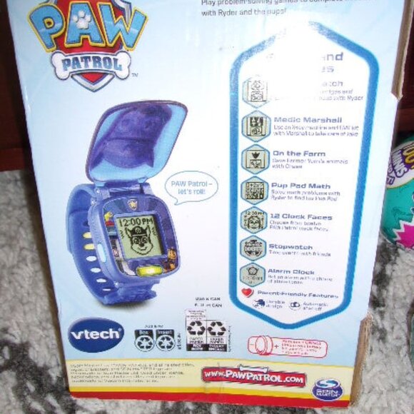 Paw Patrol Learning Pup Watch Chase Vtech new in package - Picture 2 of 4
